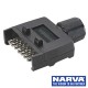 Narva 7 Pin Flat 'Quickfit' Trailer Plug - Plastic